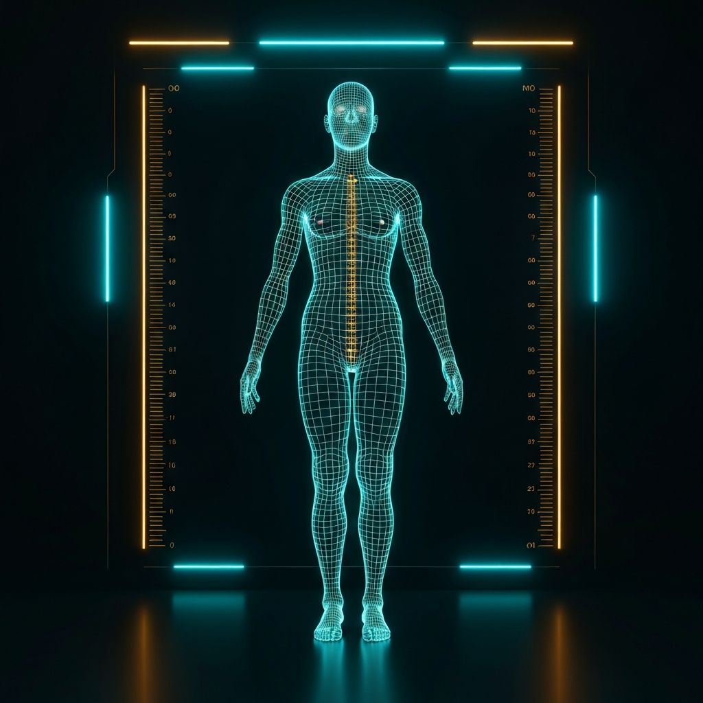 AI physique analysis visualization